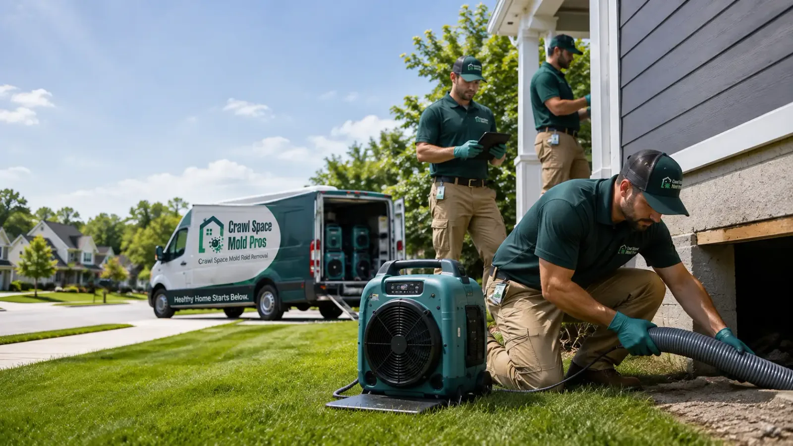 Crawl Space Mold Removal in South Portland, ME